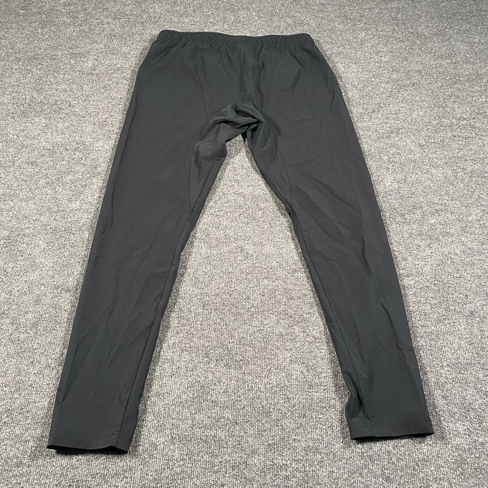 Paskho Pants Mens M Black Tech Minimalist Performance Stretch 32x32 Windbreaker - Picture 11 of 12